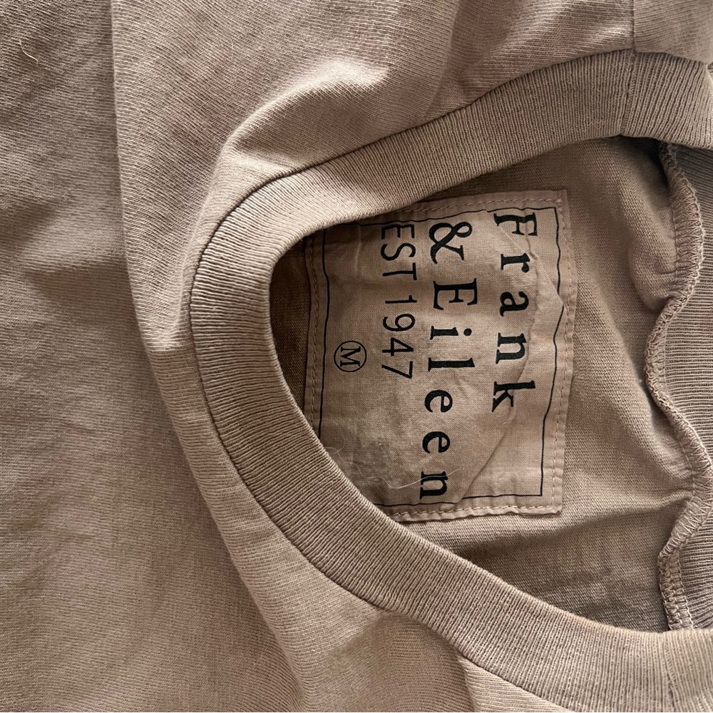 Frank & Eileen Beige T-Shirt HARPER HERITAGE JERSEY Dress